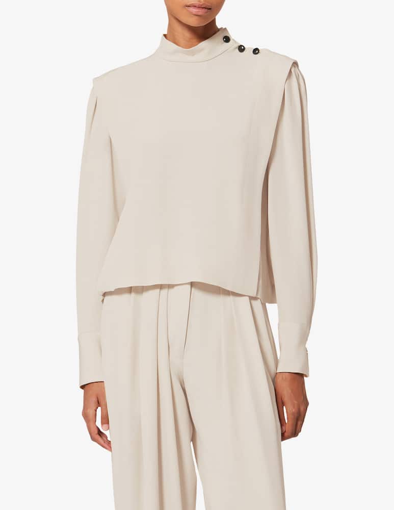 rinascente Isabel Marant Felissa buttoned high neck top