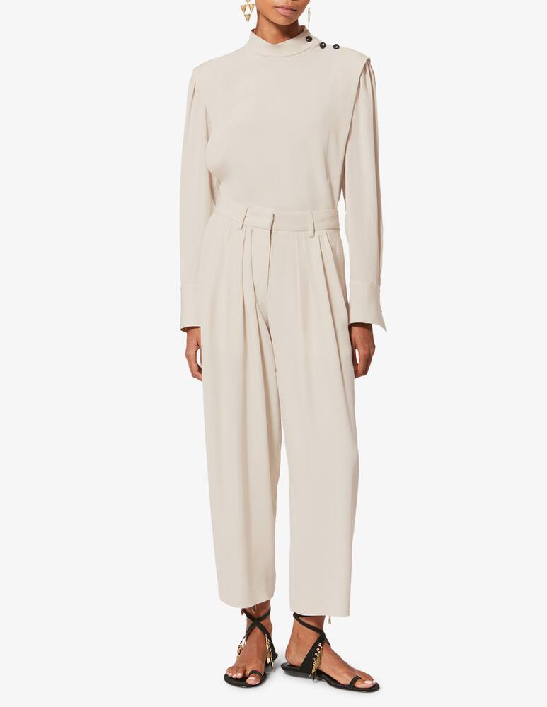 rinascente Isabel Marant Felissa buttoned high neck top