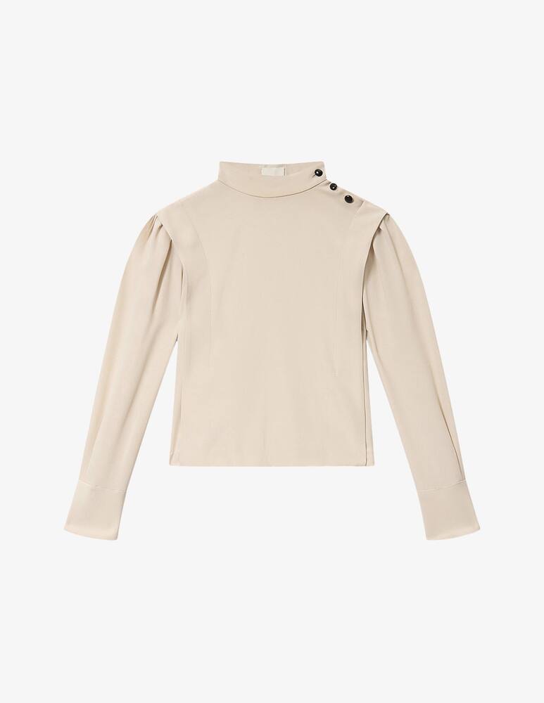 rinascente Isabel Marant Felissa buttoned high neck top
