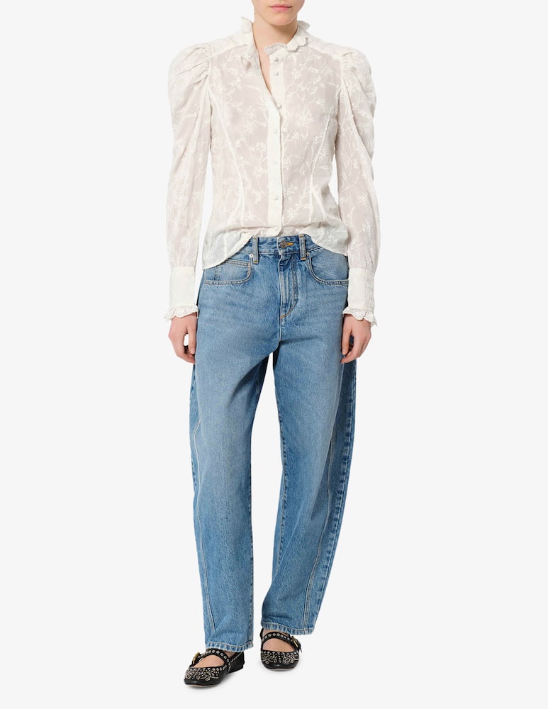 rinascente Isabel Marant Zorica embroidered blouse