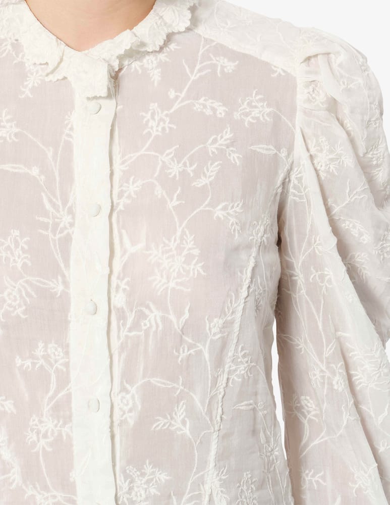 rinascente Isabel Marant Zorica embroidered blouse