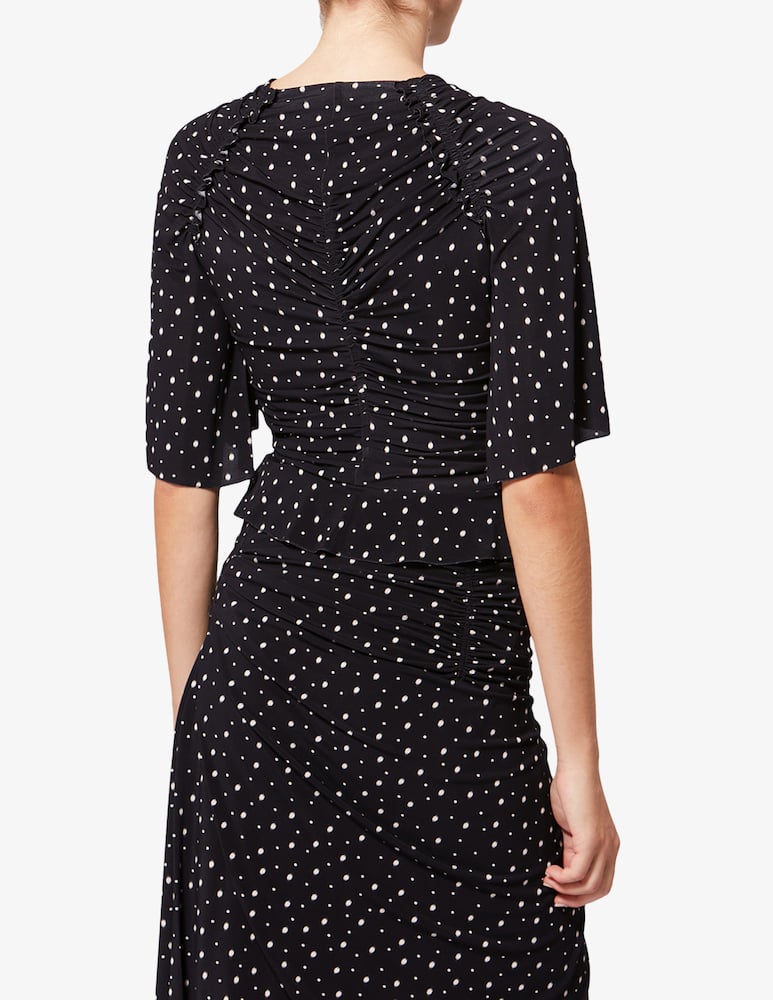 rinascente Isabel Marant Draped polka dot top
