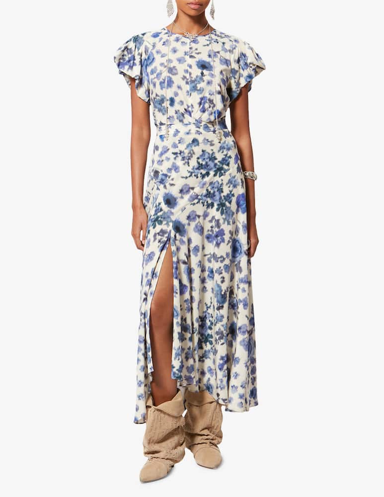 rinascente Isabel Marant Sakura floral midi skirt
