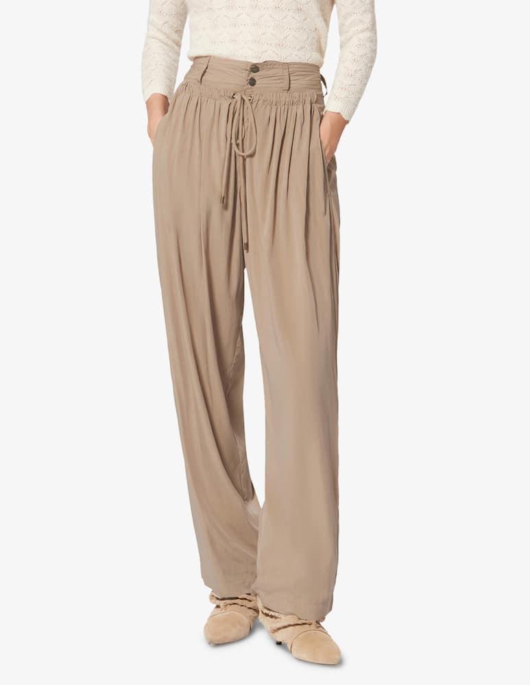 rinascente Isabel Marant Inaya drawstring wide-leg trousers