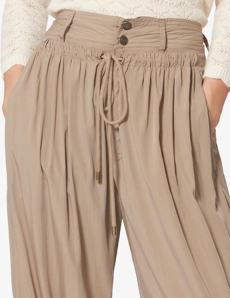 rinascente Isabel Marant Inaya drawstring wide-leg trousers