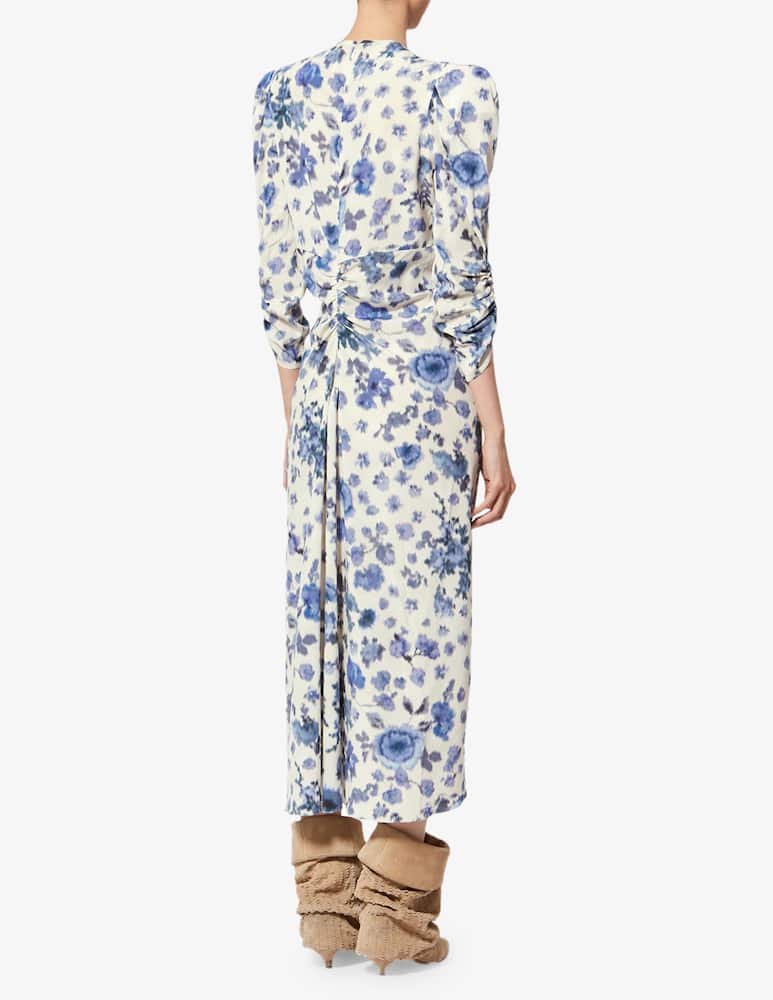 rinascente Isabel Marant Albini floral ruched dress