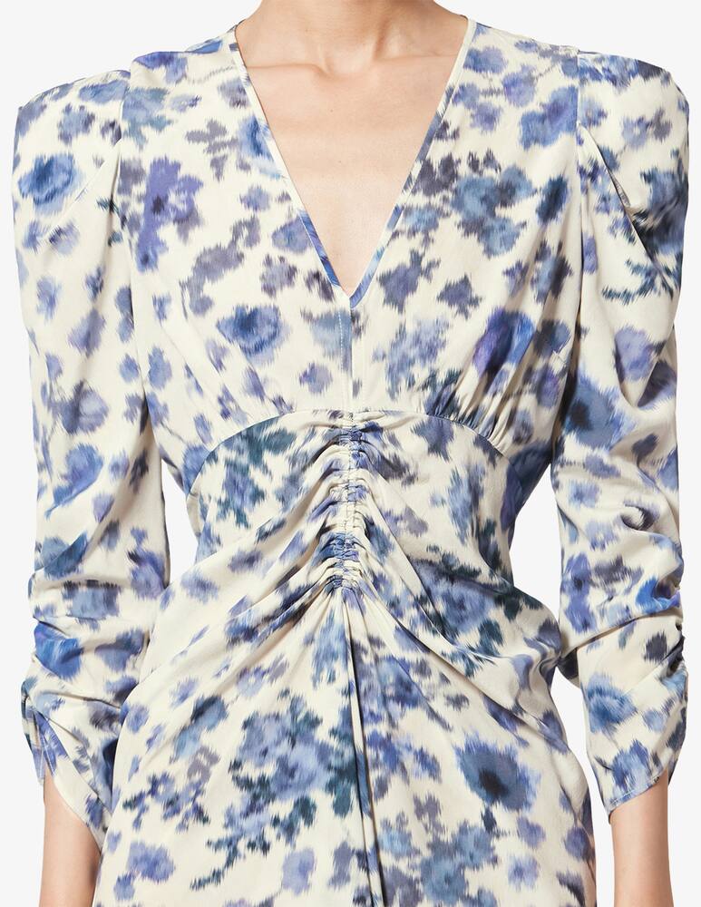 Isabel Marant Albini floral ruched dress - picture 4 Isabel Marant Albini floral ruched dress - picture 4