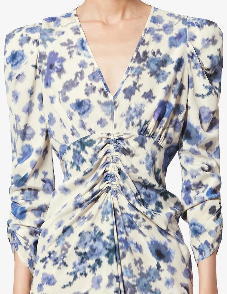 rinascente Isabel Marant Albini floral ruched dress