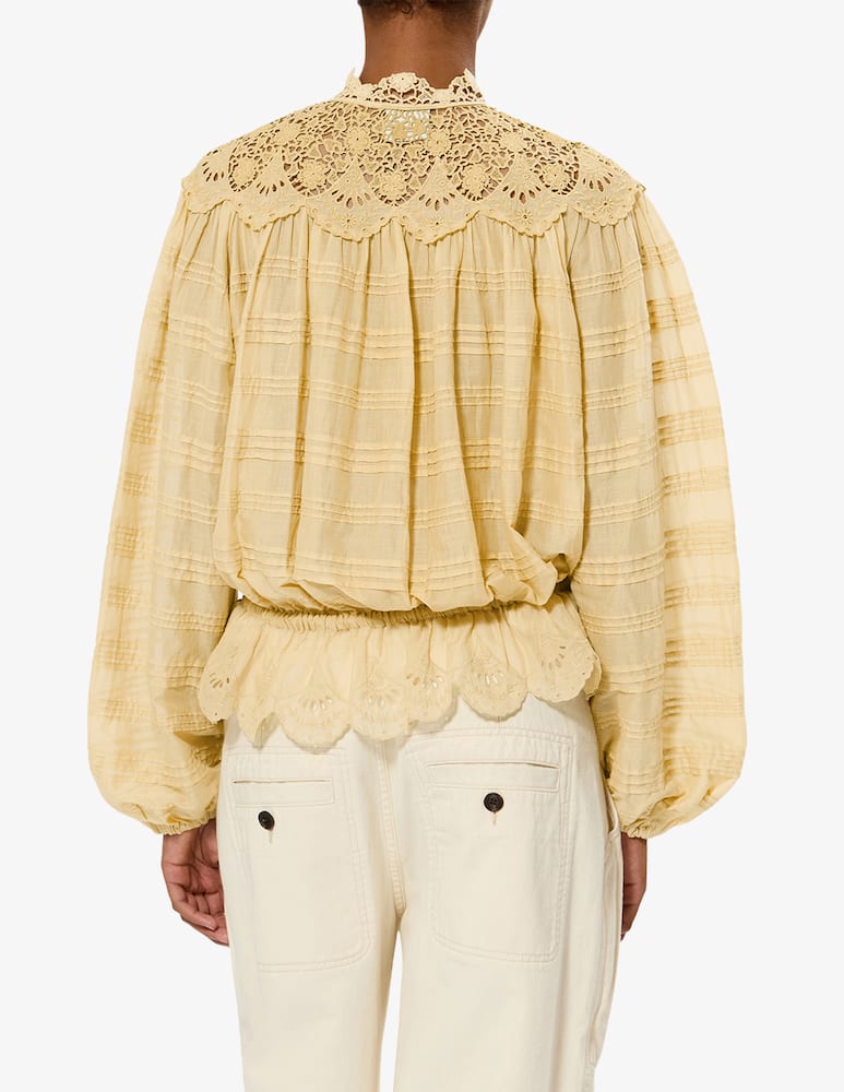 rinascente Isabel Marant Polly lace detail top
