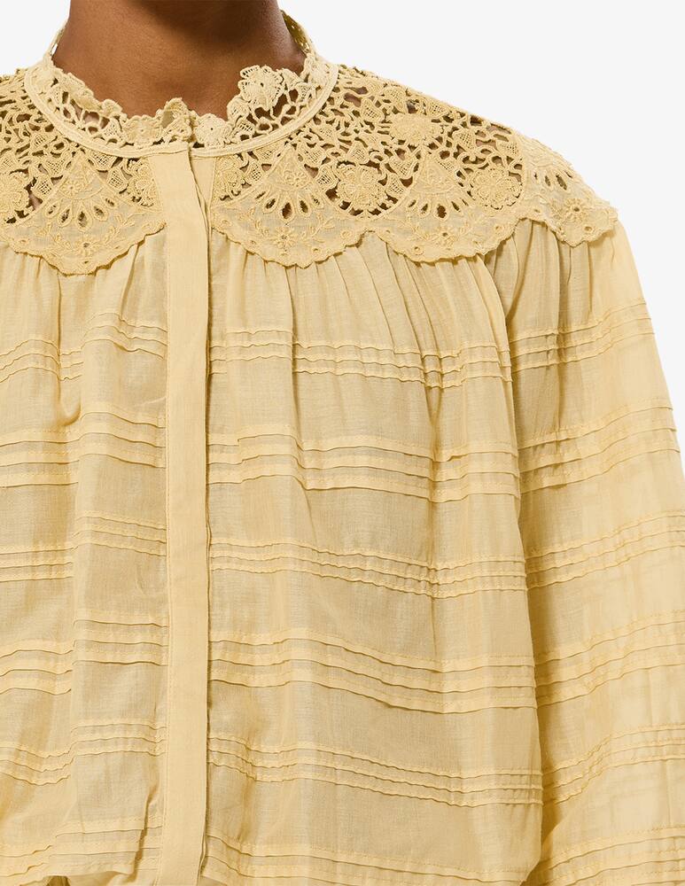 rinascente Isabel Marant Polly lace detail top