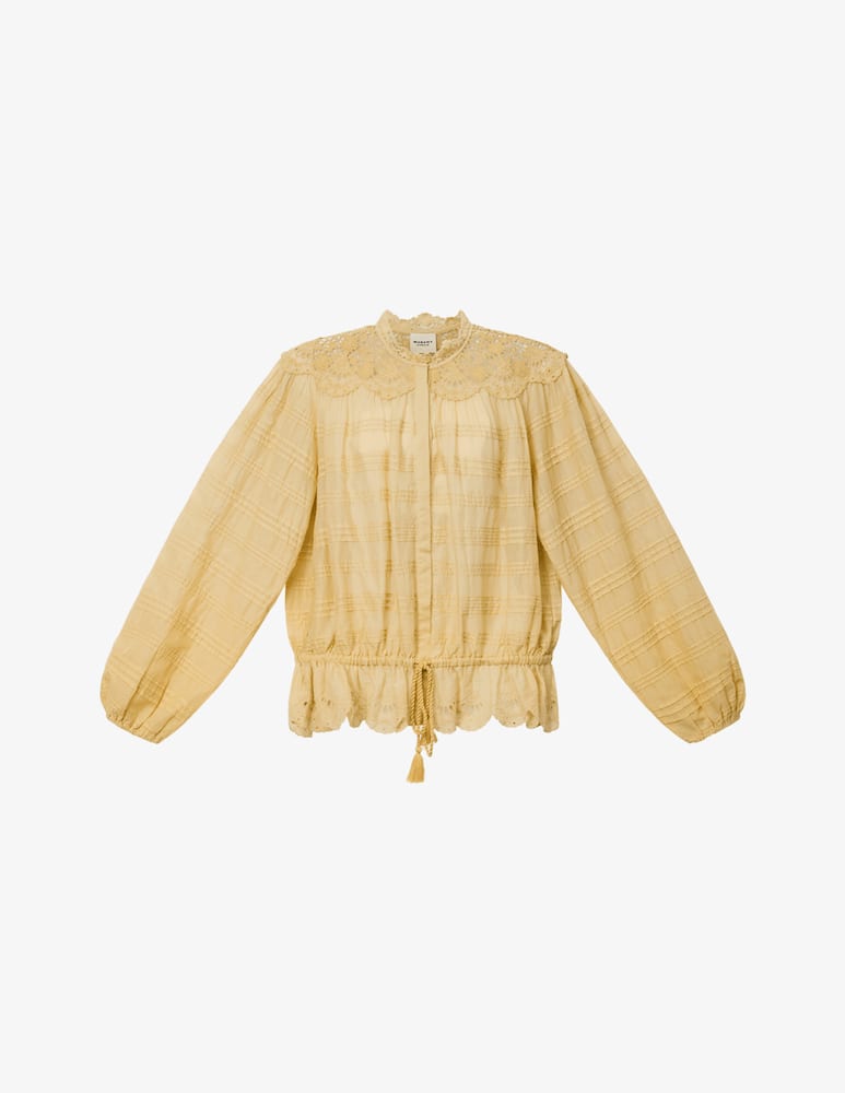 rinascente Isabel Marant Polly lace detail top