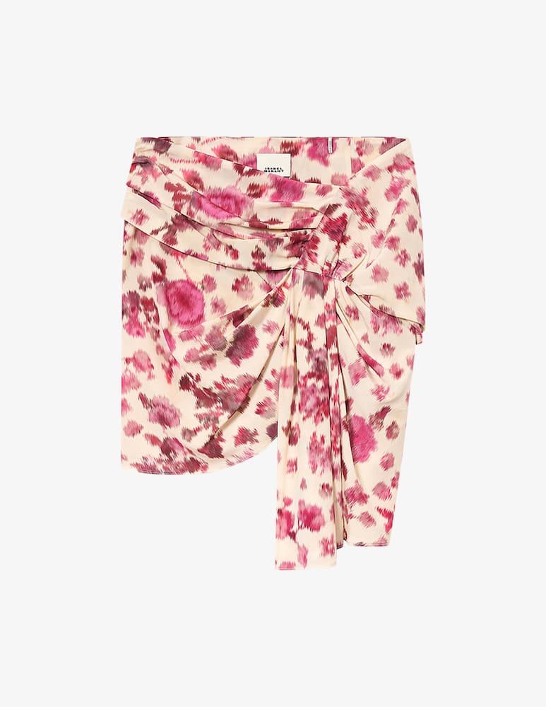 rinascente Isabel Marant Ovia draped printed mini skirt