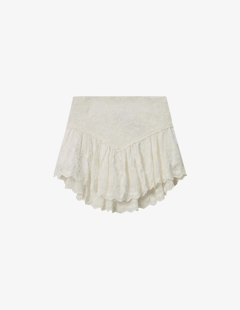 rinascente Isabel Marant Zoelia lace ruffle shorts