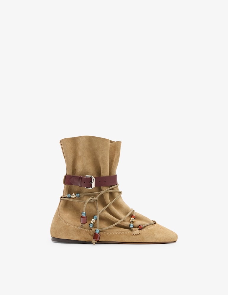 rinascente Isabel Marant Letiz flat ankle boots