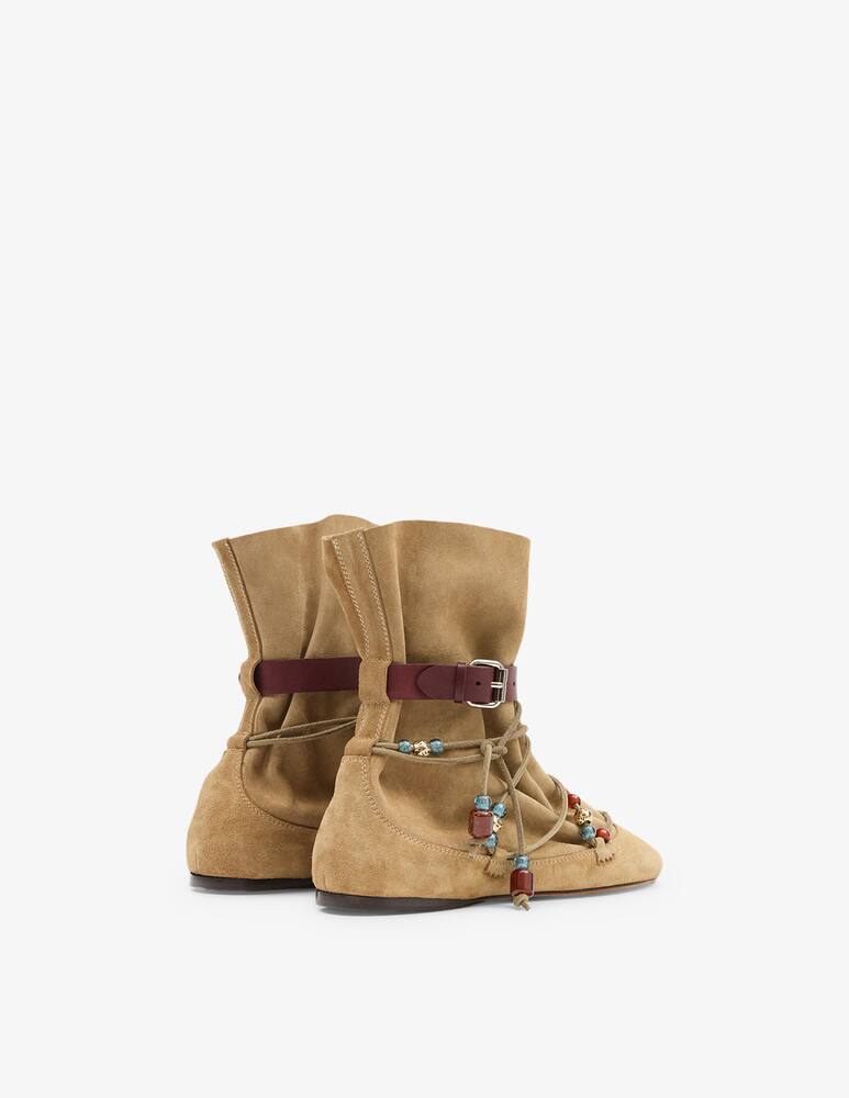 rinascente Isabel Marant Letiz flat ankle boots