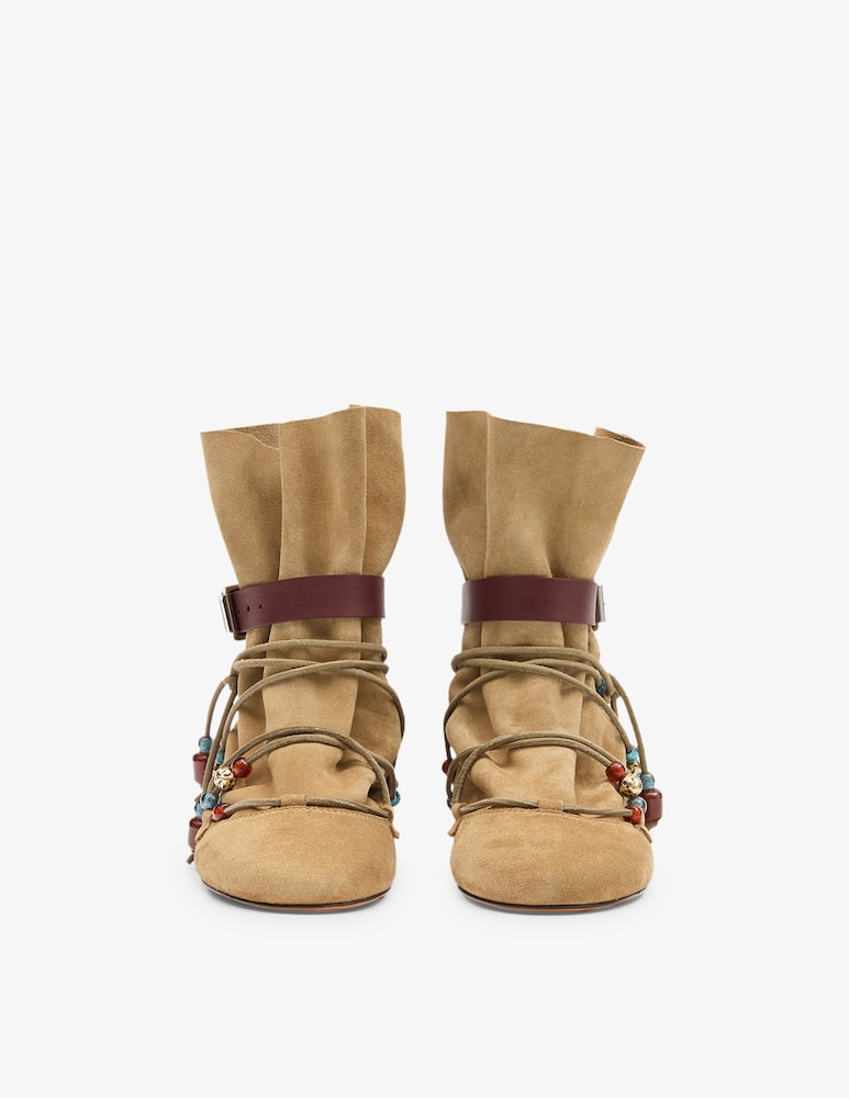 rinascente Isabel Marant Letiz flat ankle boots