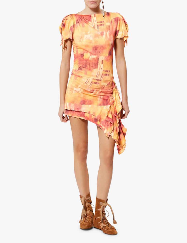 rinascente Isabel Marant Janick asymmetric short dress