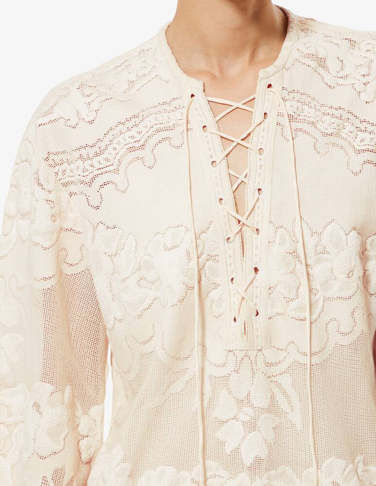 rinascente Isabel Marant Solara lace tunic dress