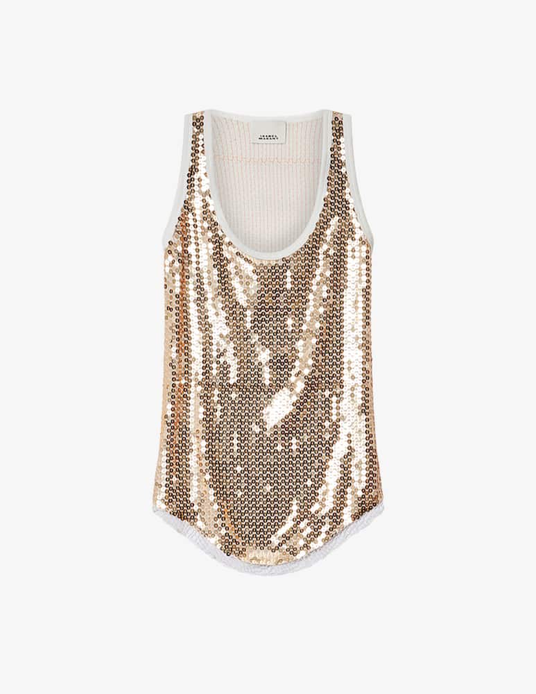 rinascente Isabel Marant Canotta con paillettes Renelle