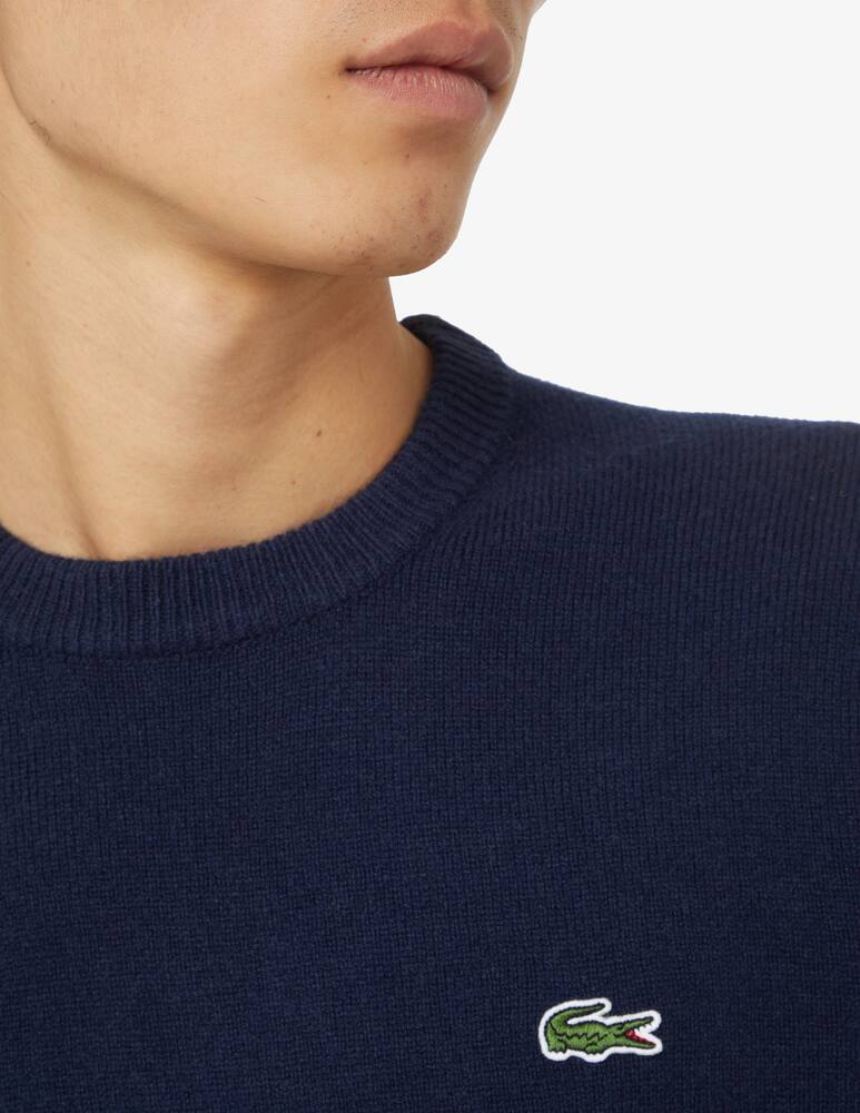 rinascente Lacoste Maglione girocollo in lana - Blu