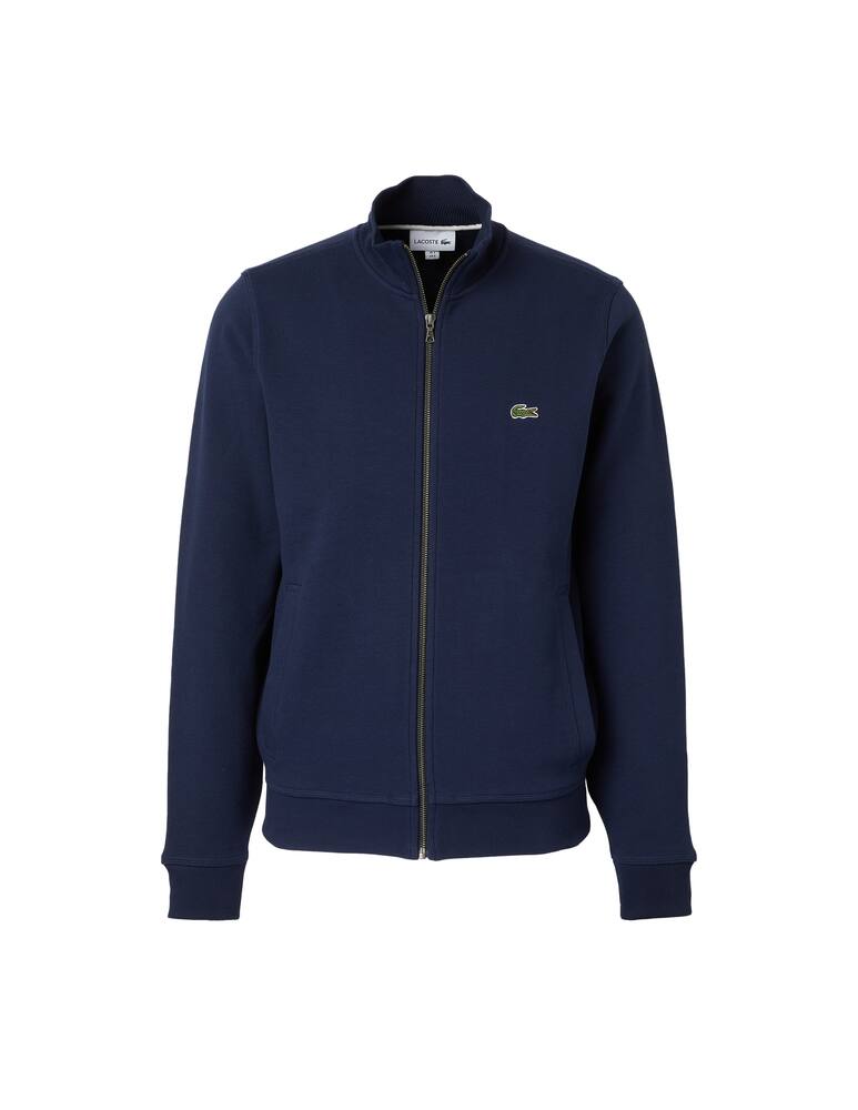 rinascente Lacoste Felpa con zip in cotone - blu