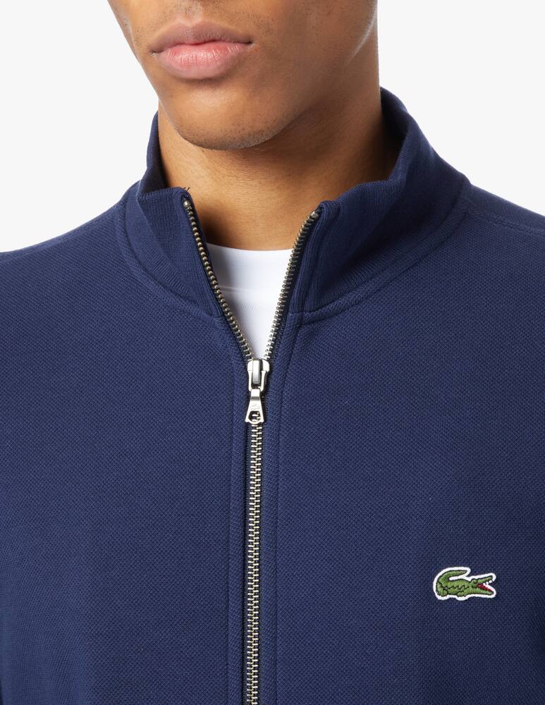 rinascente Lacoste Felpa con zip in cotone - blu