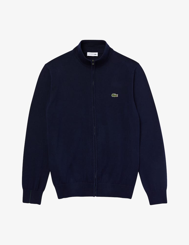 Lacoste Zip-up organic cotton jumper - picture 1 Lacoste Zip-up organic cotton jumper - picture 1