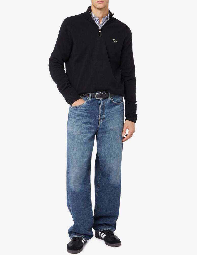 rinascente Lacoste Maglia in lana con mezza cerniera