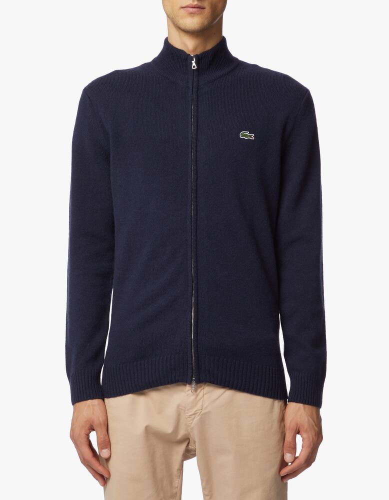 Lacoste Maglia di lana full zip - Blu - immagine 3 Lacoste Maglia di lana full zip - Blu - immagine 3
