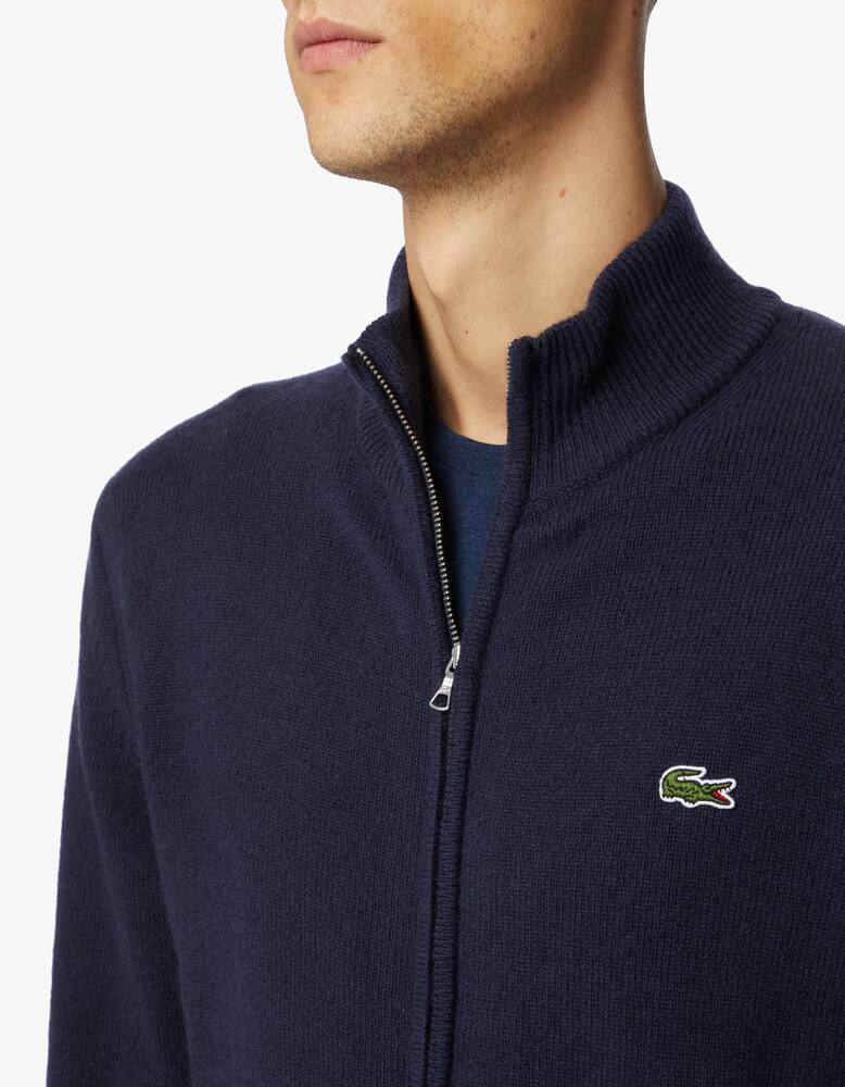Lacoste Maglia di lana full zip - Blu - immagine 4 Lacoste Maglia di lana full zip - Blu - immagine 4