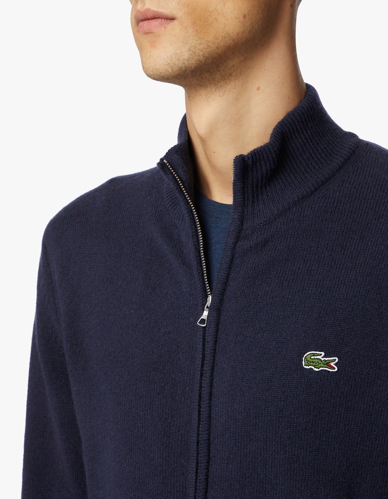 rinascente Lacoste Maglia di lana full zip