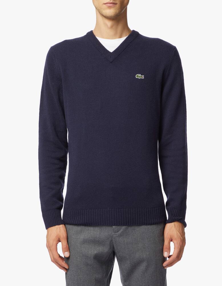 rinascente Lacoste Wool v neck sweater