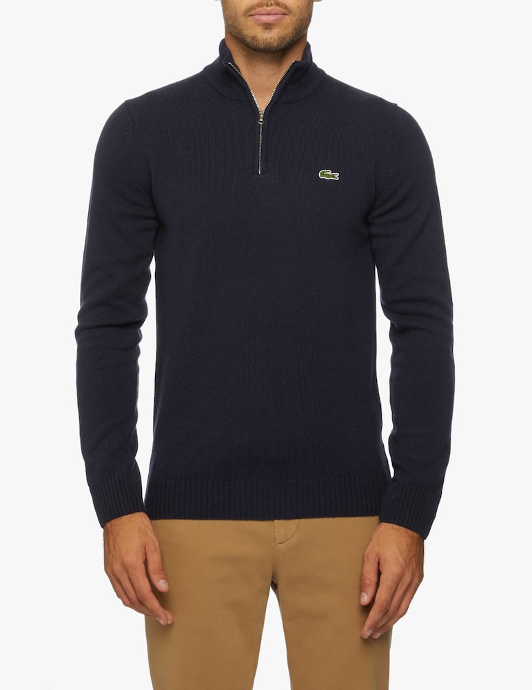 Lacoste Maglione mezza zip in lana - immagine 2 Lacoste Maglione mezza zip in lana - immagine 2