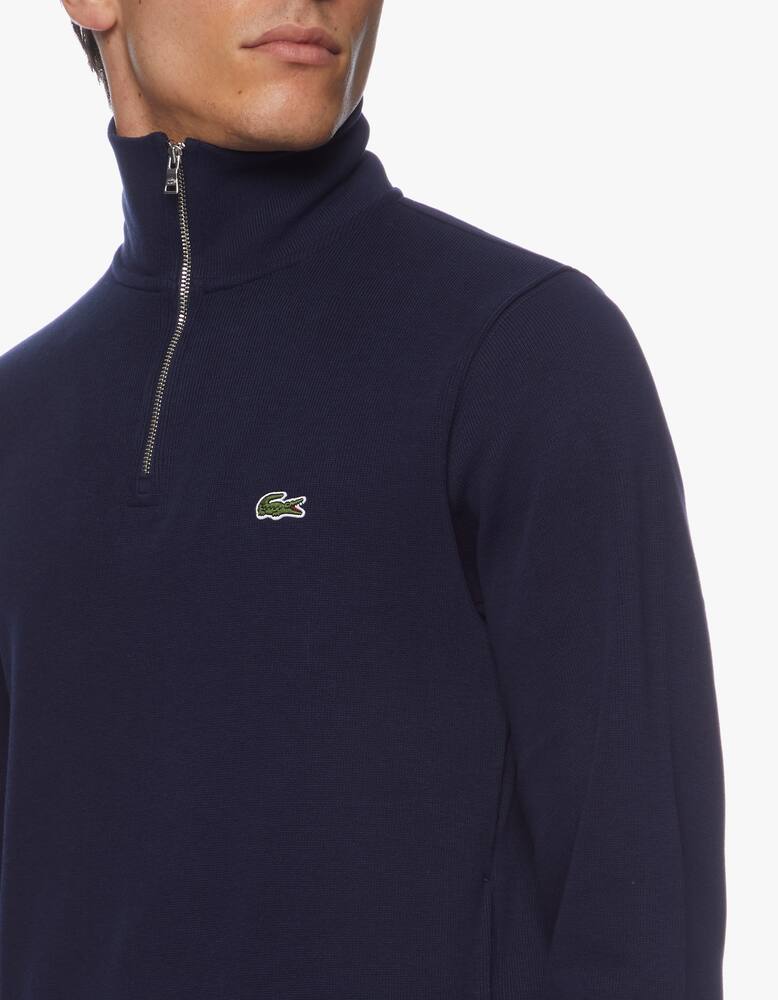 rinascente Lacoste Cotton half zip jumper - blue