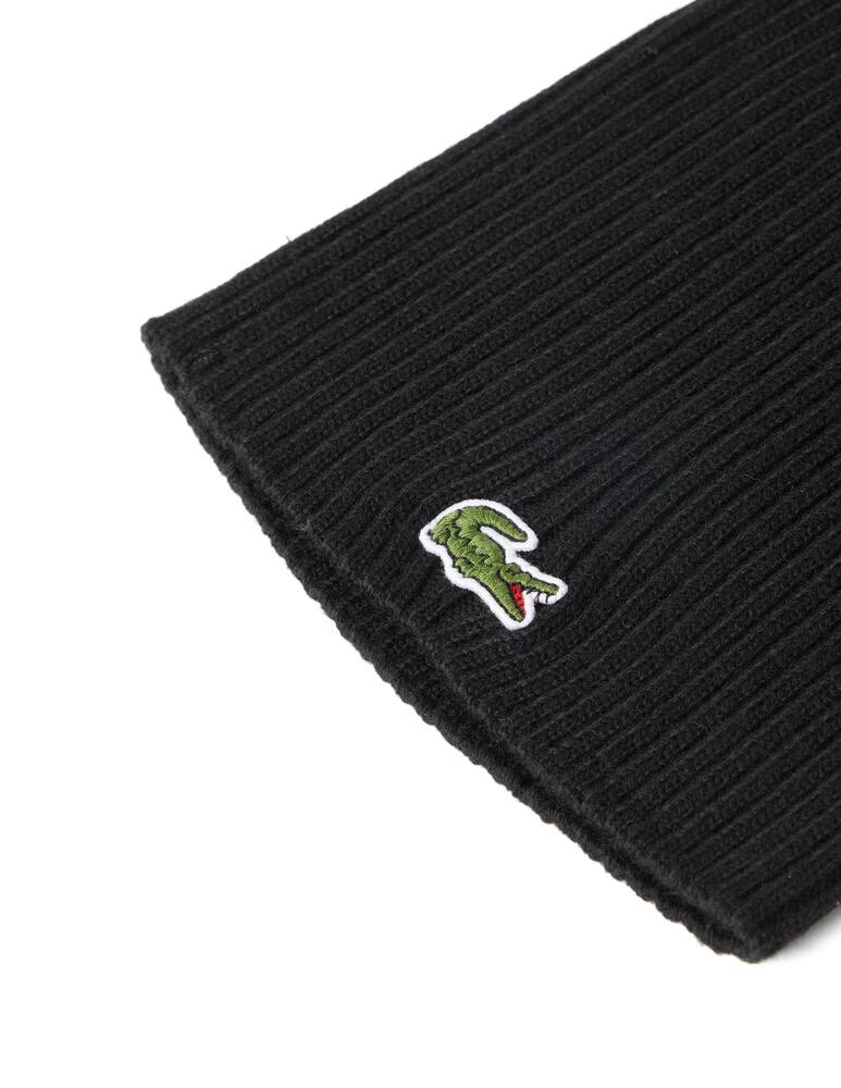 Lacoste Ribbed wool beanie - picture 2 Lacoste Ribbed wool beanie - picture 2