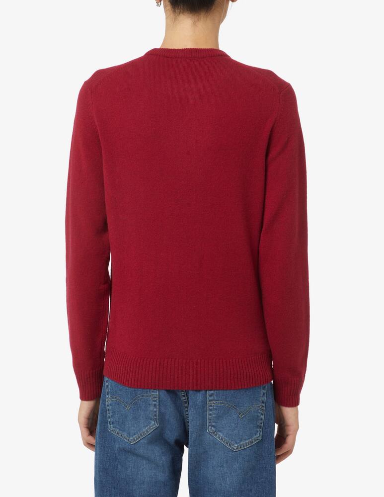 Lacoste Wool roundneck sweater - Red - picture 3 Lacoste Wool roundneck sweater - Red - picture 3