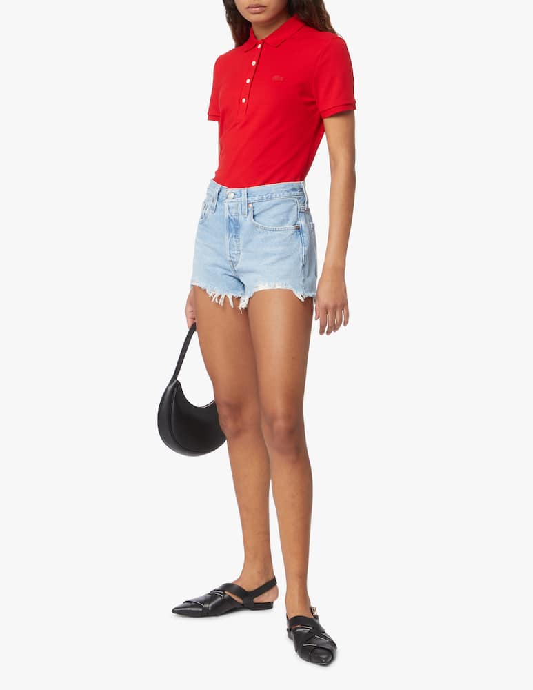 Lacoste Polo in cotone - rosso - immagine 2 Lacoste Polo in cotone - rosso - immagine 2