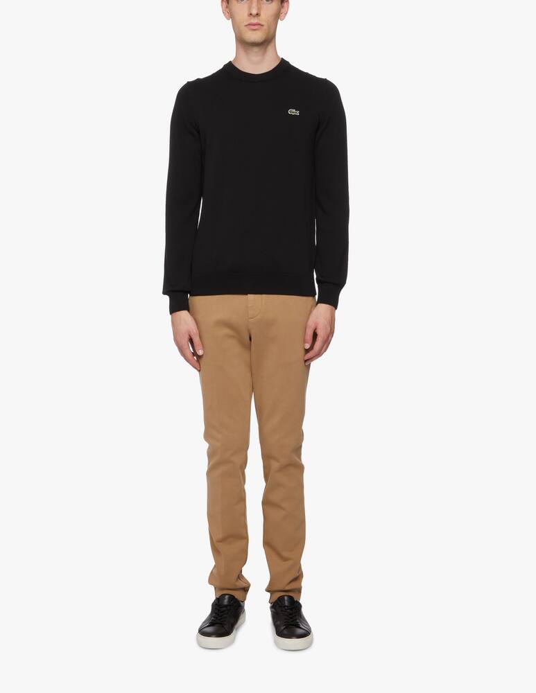 rinascente Lacoste Maglione girocollo in cotone con logo