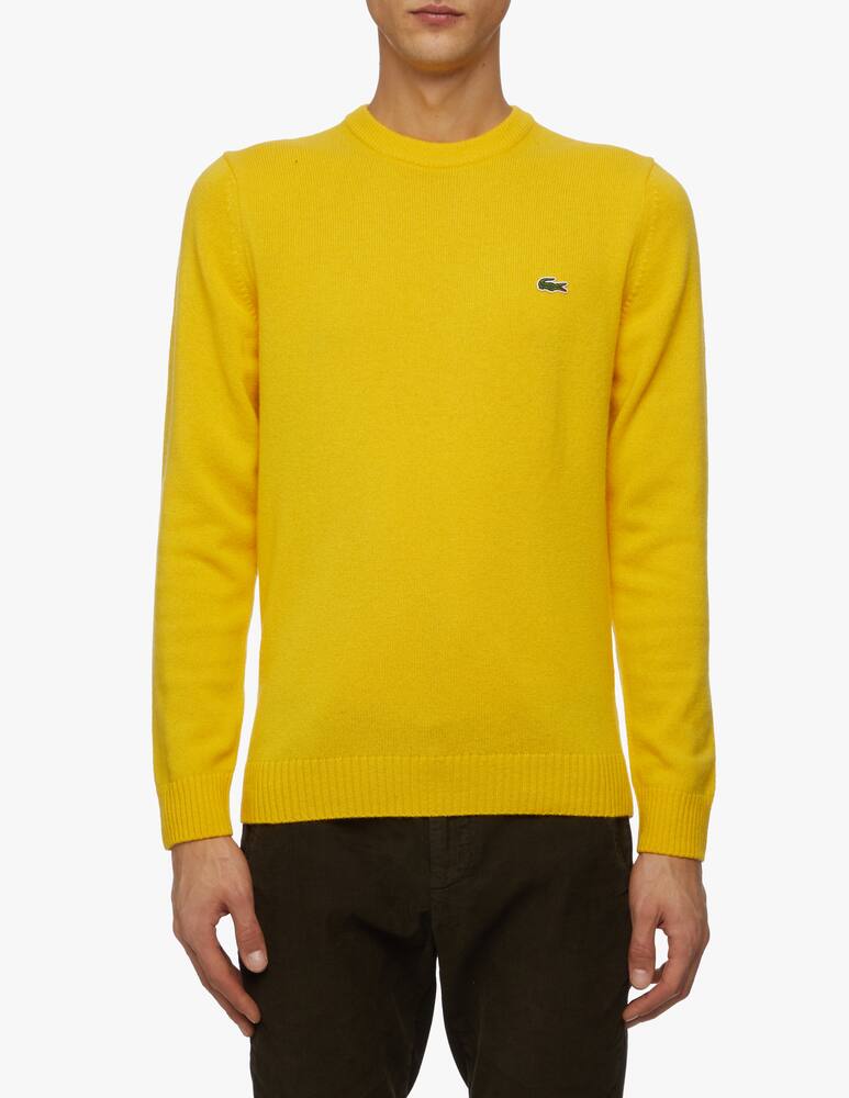 rinascente Lacoste Maglione girocollo in lana con logo