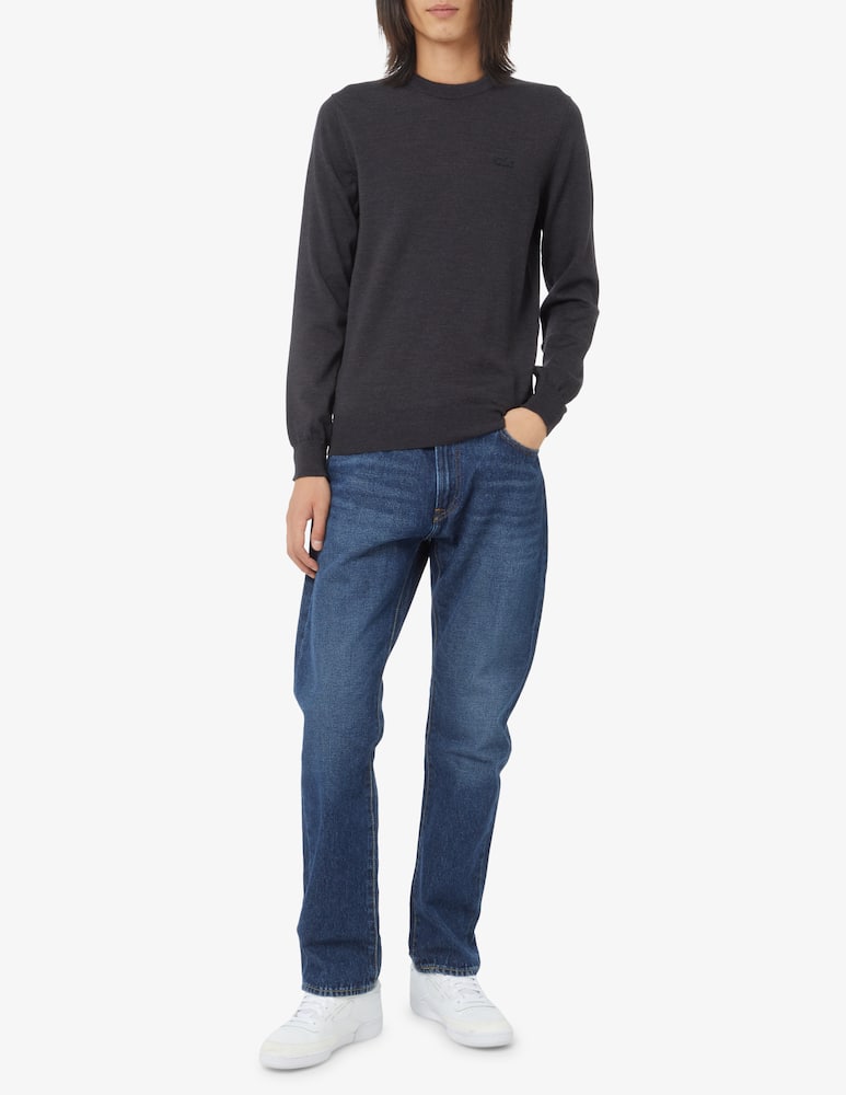 rinascente Lacoste Maglione girocollo in lana merino - Grigio