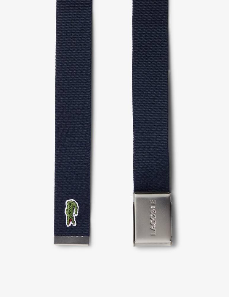 rinascente Lacoste Canvas logo belt 