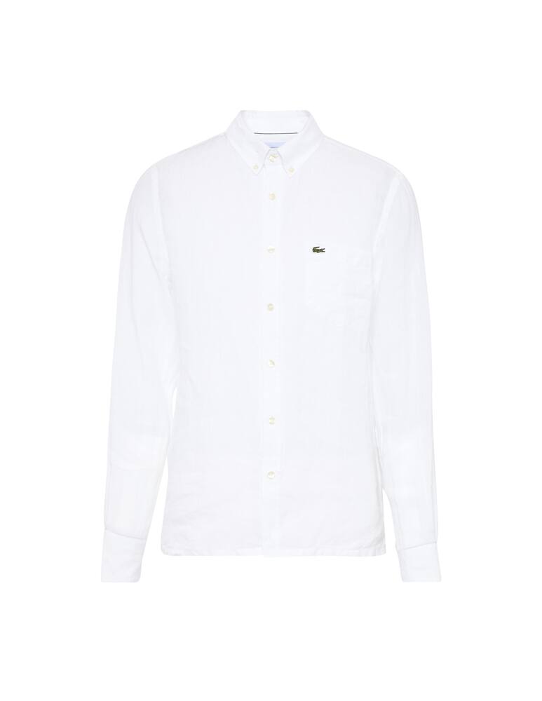 rinascente Lacoste Camicia di lino vestibilità regolare