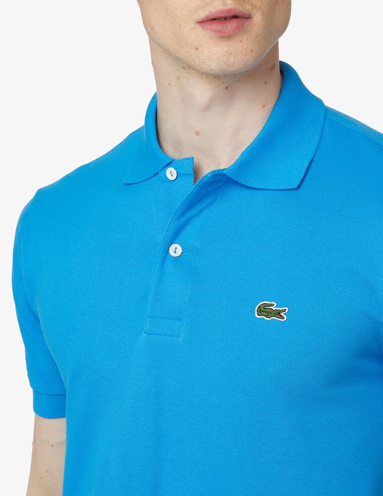 rinascente Lacoste Polo manica corta piquet - blu