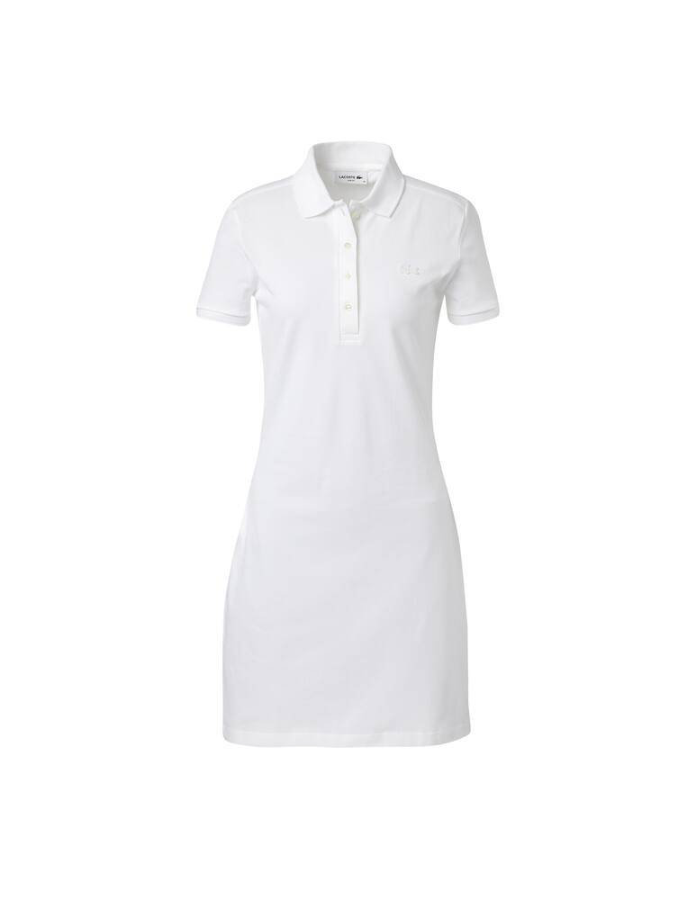rinascente Lacoste Mini cotton polo dress - white