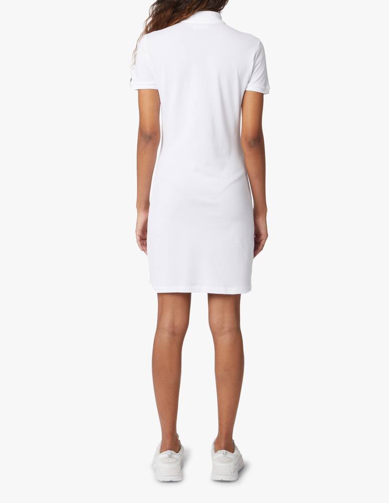 rinascente Lacoste Mini cotton polo dress - white