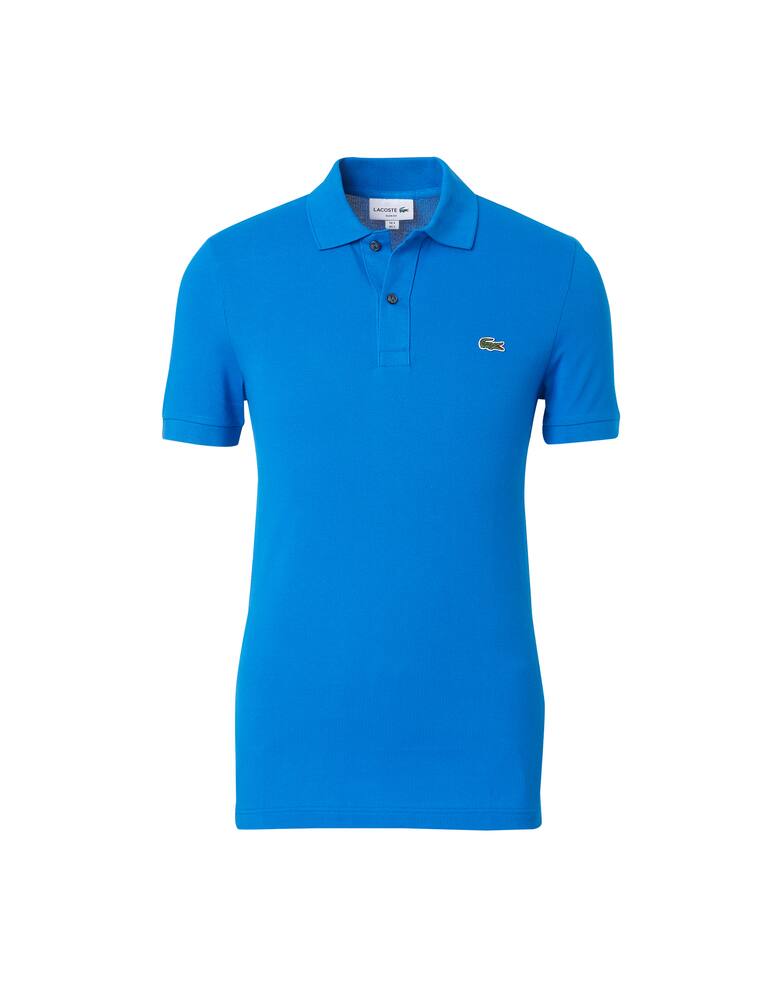 rinascente Lacoste Polo manica corta slim 4012 - azzurro