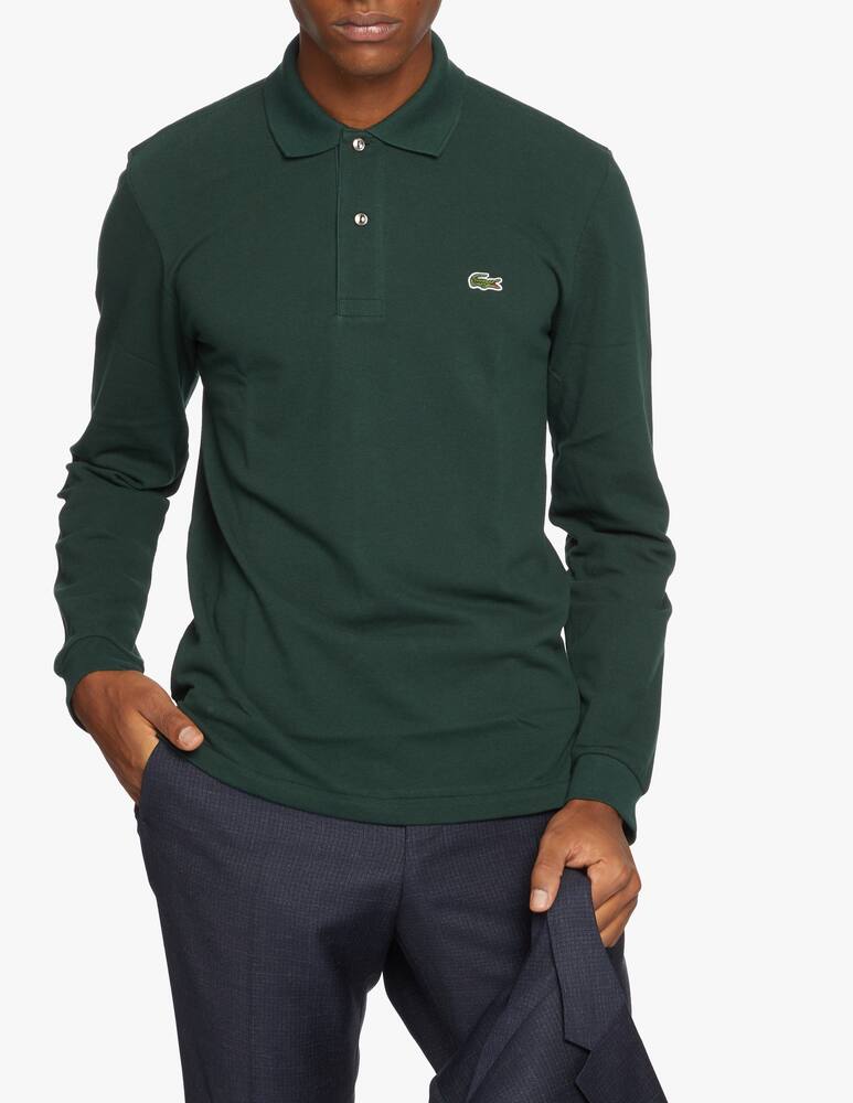 rinascente Lacoste Polo manica lunga regular fit - Verde