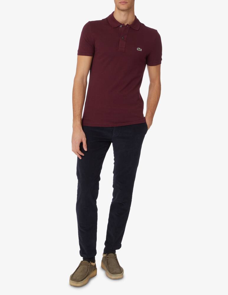 rinascente Lacoste Polo manica corta slim fit - Rosso