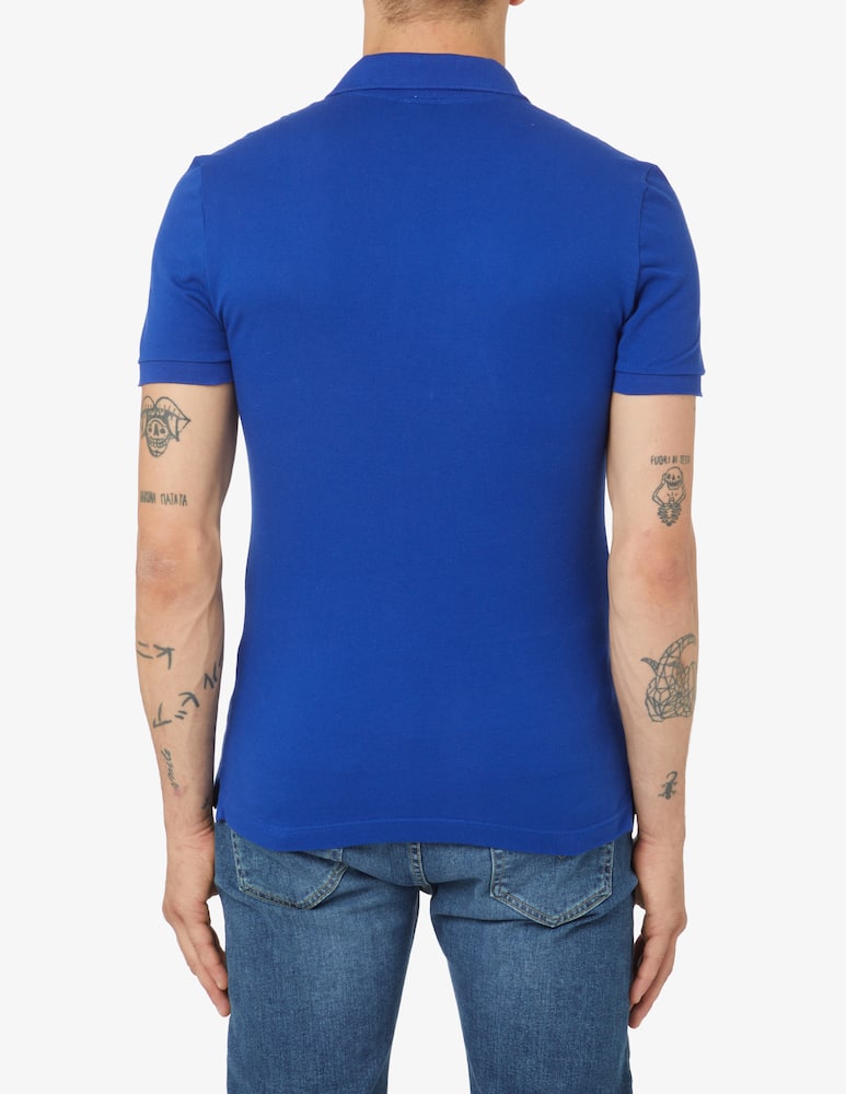rinascente Lacoste Short slim fit sleeve polo - Blue