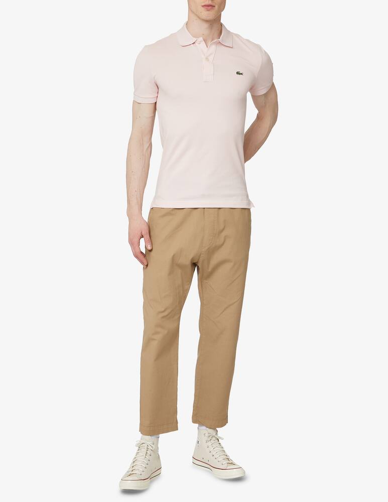 rinascente Lacoste Polo manica corta slim fit - rosa